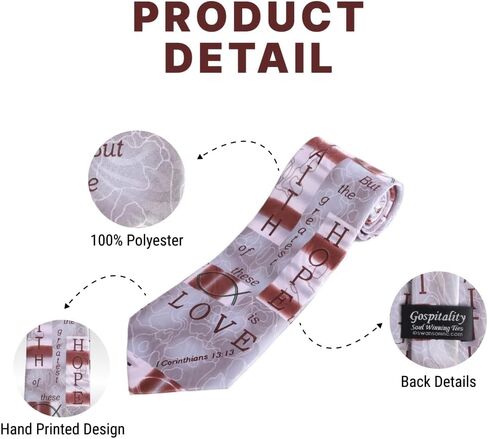 Swanson Christian Products Tie-Be Still and Know I Am God-Polyester in Kuwait