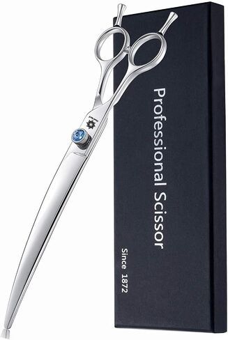 Dream Reach 8.0'' Titanium Professional Lefty Pet Grooming Scissors Set,Straight & Thinning & Curved Scissors 3pcs Set for Dog Grooming (Cutting Shear) in Saudi Arabia