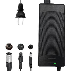 THEPRO 54.6V 2A شاحن لبطاريات الليثيوم 48V ، شاحن ذكي عالمي لـ ELECTRY EBIKE SCOOTOR ، (DC5.5MM JACK CONNECTOR) و (موصل مضمّن 3-3Pin XLR)