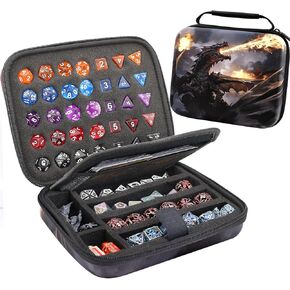 Dice Storage Case Dice Bag Dice throne dnd dice tray dice holder dnd dice storage dice case Multifunctional storage Organizer Role Playing Game for Rpg Table Game (B)