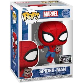 POP Spider-Man with Sandwich The Dog Funko Vinyl Figure #1449 - Entertainment Earth Exclusive