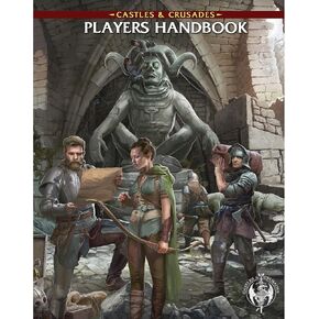 Troll Lord Games Castles & Crusys: Glayers Handbook - Hardcover RPG Book ، 240 صفحة كاملة اللون ، لعب الأدوار ، الفصول ، السباقات والقتال