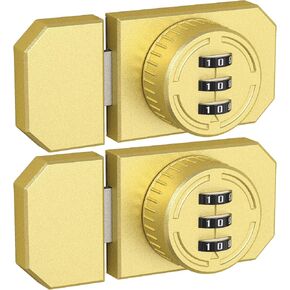 قفل مزيج الخزانة مع لاصق ، قفل باب الخزانة بدون مفتاح ميكانيكي مع كلمة مرور مكونة من 3 أرقام ، مزلاج مزيج على الخزانة ، باب أحادي الاتجاه ، باب خزانة ، باب الحظيرة ، درج (2 ، الفضة) in Kuwait