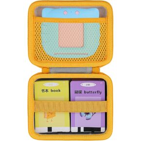 ANLLLOSI الحمل الصلب العلبة المتوافقة مع Aullsaty/Qutz/Lapare/Airbition/timingsxd/startcan/Kokodi/ZnZ Toddler Toys Talking Cards. (الحالة فقط)