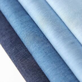 50 × 35cm Pre-Cut Lightweight Thin Denim Cotton Fabric, Doll Clothes Fabric, for Doll Jeans Dresses Jackets, Sewing Supplies, in 4 Colors, Pre-Cut to 19.68 × 13.77 inches