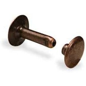 Tandy Leather Rivets Rapid Small Atique Copper Nickel Plate 100/PK 1271-14