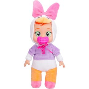 Cry Babies Disney 9" Plush Baby Doll Tiny Cuddles Inspired by Disney Daisy That Cry Real Tears for Kids Age 18 Months and Up