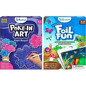 Poke Skillmatics في الفن باقة زهرة وحبس الحشرات والفراشات ، لا فوضى فن للأطفال ، النشاط الإبداعي DIY ، الهدايا للأولاد والبنات الذين تتراوح أعمارهم بين 4 ، 5 ، 6 ، 7 ، 8 ، 9