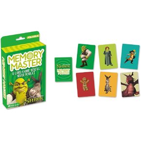AQUARIUS Shrek Memory Master Card Game- Fun Family Party Game for Kids, Teens & Adults - Entertaining Game Night Gift - Officially Licensed Shrek Merchandise