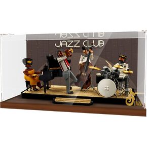 Acrylic Display Case for Lego 21334 Jazz Quartet, Dustproof Clear Display Box (Display Case ONLY,Lego Model NOT Included)