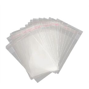 300 PCS أكياس من مادة البولي بروبيلين قابلة للاستمتاع بأكمام بطاقة تداول بطاقة تداول واضحة