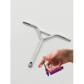 Hailwwhip Finger Scooter Handlebar - Meturdy Metal ، مثالي للحيل والتخصيص ، (Chrome)