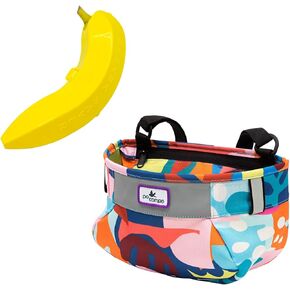 PO Campo Kids Colonful Whoosh Bike Basket مع حزمة Cate Banana Storage Bundle