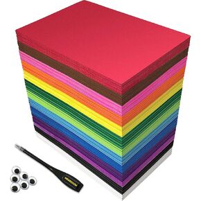 114 Pack Foam Sheets Craft 5.5 × 8.5 بوصة eva الورق الرغوي ملون مجموعة للحرف اليدوية مرحلة ما قبل المدرسة الدراسية scrapbooking diy handcraft