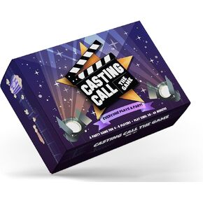 Casting Call Original Edition - لعبة بطاقة الحفلات - لعبة بطاقة موضوع Hollywood المضحكة لليلة العائلة العائلية - للبالغين والمراهقين - 4-8 لاعبين ، وقت اللعب 30-40 دقيقة