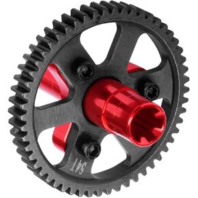 52T Slipper Clutch 0.8 ترقيات Pitch Part for 1/10 Arrma Granite Senton Vorteks Big Rock 3S/Kraton Outcast 4S 1/8 Typhon 3S ، Metal Slipper Clutch Hop ، استبدل ARA310948 ، الأحمر