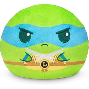 Teeturtle Teenage Mutant Ninja Turtles 6 "Plushie قابلة للانعكاس - ليوناردو - لطيف كاواي ناعم محشوة