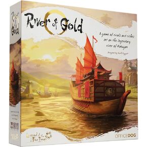 لعبة River of Gold Board - بناء إمبراطورية التجارة الخاصة بك في Rokugan الأسطوري! يشمل الرعاة المصغرة ، لعبة الإستراتيجية للأطفال والكبار ، الذين تتراوح أعمارهم بين 14+ ، 2-4 لاعبين ، 60-90 دقيقة من اللعب ، مصنوع من Office Dog