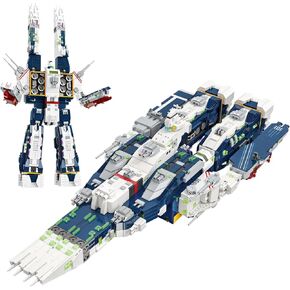 Galactic Battlecruiser Building Kit - 70cm Sci-Fi Starship Construction Set,Perfect for Space Enthusiasts & Collectors