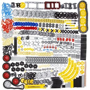 1085pcs technic-parts التروس-تروس-محور-موصل متوافق مع Lego-Technic Shock Bsorber عجلات سلسلة ارتباط المفاصل Cam Worm Cogs مجموعة التفاضلية. قطع MOC لبناء المباني.