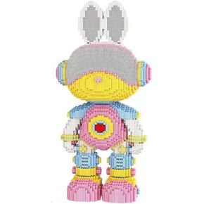 Animal Astronaut Rabbit Micro Building Blocks Set（8000PCS 55cm High Series） Gift for Adults and Kids