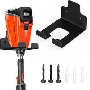 2 Pack Garage Organizer Trimmer Rack,Weed Wackers Holder Wall Mount,Heavy Duty Garden Power Tool Hanger for Grass Trimmer,Hedge Trimmer, Garage Trimmer,Weed Trimmer,Garden Tools