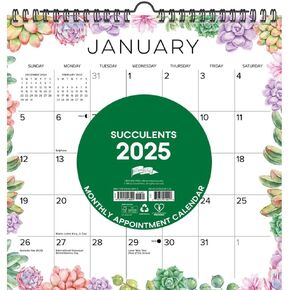 Willow Creek Press ، عصارة الفن الحلزوني 2025 تقويم الحائط