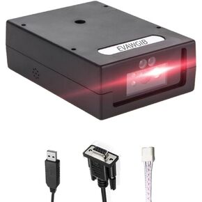 Fixed Mount Barcode Scanner Scan Embedded Mini USB Engine CMOS 2D Barcode Reader Module RS232/TTL/USB Barcode Scanner Module Mini-Size Module (USB)