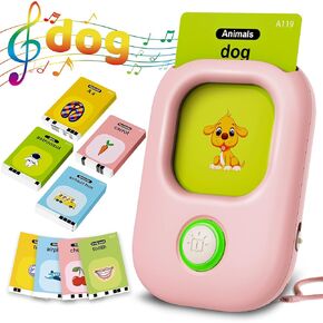 لعبة Toddler Toys for Girls 2 3 4 5 سنوات ، Toddler Talking Flash Cards 224 كلمات البصر ، وتعلم ألعاب التوحد الحسية للأطفال المصابين بالتوحد