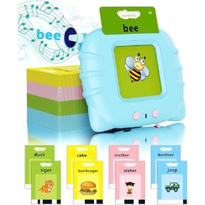 Kokodi Learning Toys Talking Flash Cards with Color Lesage Animal ، Autism Toys Toys Edualities Toddlers Interactive Montessori Toys for Kids Boys Girls ، Kids Birthday Gift for 1 2 3 4 5 years