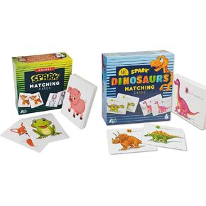 Spark Innovations Memory Memory و Matching Card Game بالإضافة إلى حزمة لعبة الذاكرة ABC