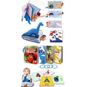 ألعاب التعلم Baby Richgv ، كتاب الطفل+ البطاقات التعليمية