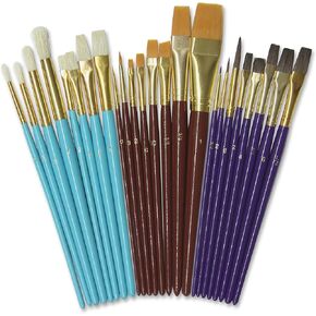 Creativitive Street 5134 Deluxe Lunsortment Paint Brush ، 24 قطعة ، لكل مجموعة