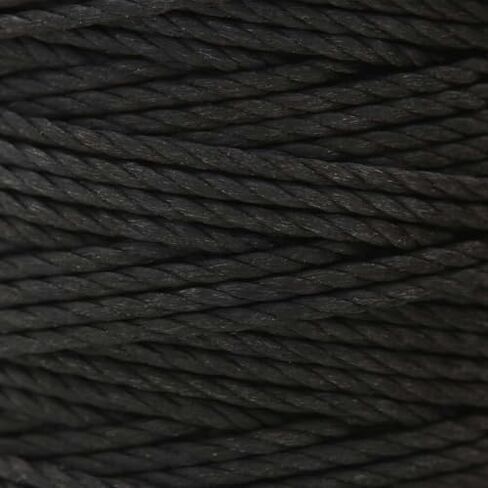 The Beadsmith S-Lon Heavy Nylon Cord – Black Color – TEX400, .9mm Diameter, 35 Yard Spools – for Stringing Beading Crochet, Micro-Macrame Jewelry & Kumihimo Projects in Saudi Arabia