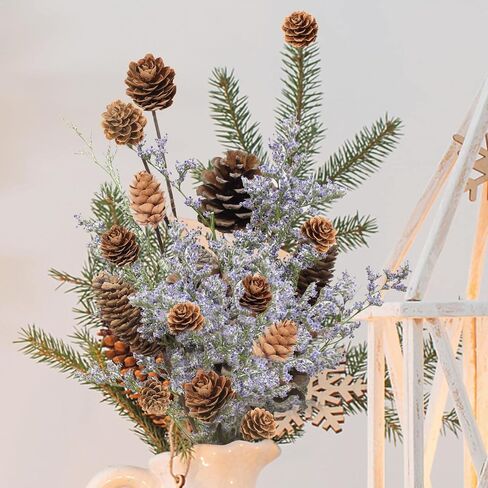 ZYP 250Pcs Natural Mini Pine Cones Bulk, Thanksgiving Rustic Pine Cone Ornaments Vase Fillers Christmas Small Tiny Pinecones for Crafts,Pine Cones Decorations for Christmas Tree in Saudi Arabia