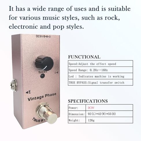 Crunch Distortion Mini electric guitar effects Single Type Vintage Overdrive guitar pedal DC 9V True Bypass (US Dream) in Saudi Arabia