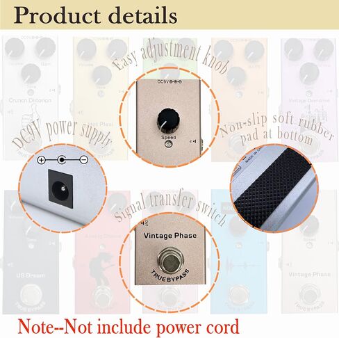 Crunch Distortion Mini electric guitar effects Single Type Vintage Overdrive guitar pedal DC 9V True Bypass (US Dream) in Saudi Arabia