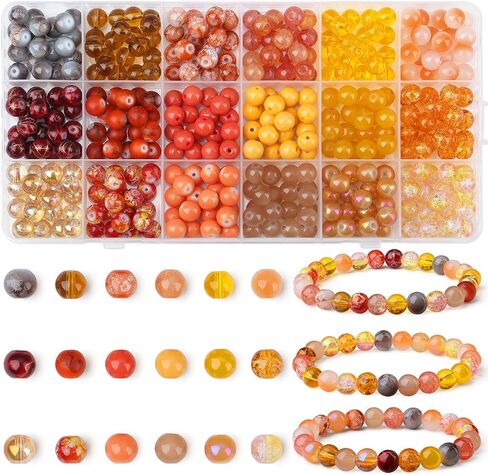 DUQGUHO Valentine's Day Beads for Jewelry Making, 8mm Red Pink White Glass Beads for Bracelet, Heart Beads Gold Bead and Sweet Heart Charms for Bracelet Necklace Crafts DIY 580PCS in Saudi Arabia