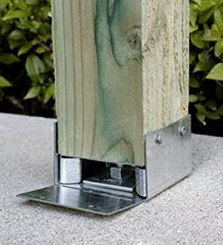 Simpson Strong Tie ABW66Z ZMAX Galvanized 12-Gauge 6x6 Adjustable Post Base 10-per Box in Saudi Arabia