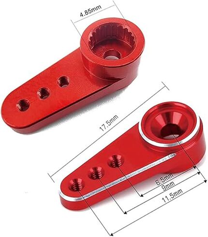 GOTECK 2PCS 4.3g Mini Servo، Micro Full Metal Gear Digital Servo، for RC Car Model Boat ثابت الجناح هليكوبتر طائرة روبوت لعبة in Kuwait