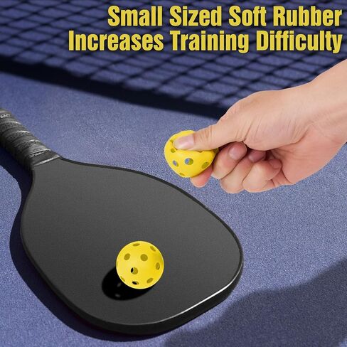 Mini Pickleball Training Balls - Warm Up Pickleball Drills, Enhance Reaction Time & Hand-Eye Coordination | Ideal Gift for All Ages and Skill Level in Saudi Arabia