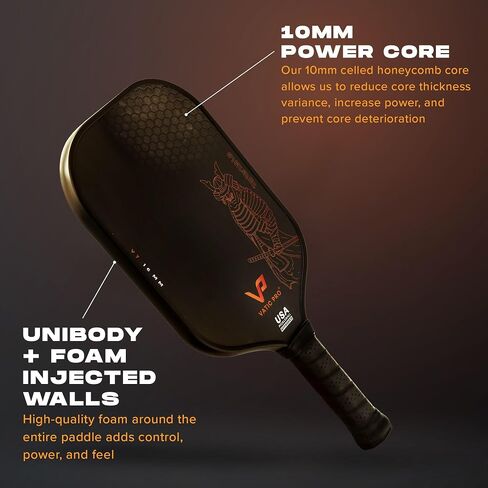 Vatic Pro Saga 16mm - Raw Carbon Fiber - Includes Paddle Cover in Saudi Arabia