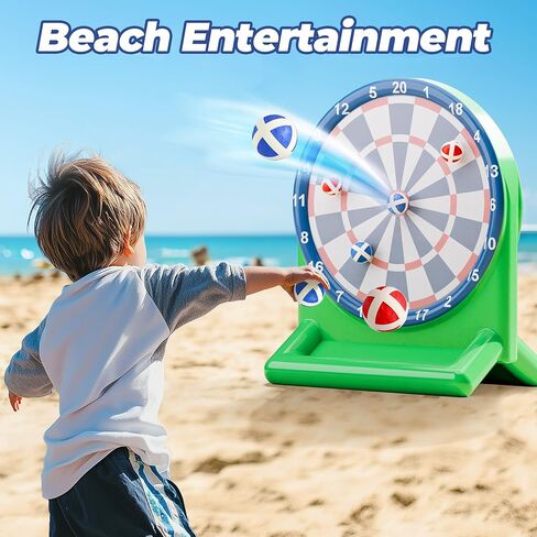 iPlay, iLearn Pool Wave Kids Fun Pool Toys, Inflatable Dart Board Water Games, Swimming Pool Floats, Beach Yard Outdoor Play, Cool Summer Party Birthday Gift 6 7 8 9 10 12 Year Old Boy Girl Teen Adult in Saudi Arabia