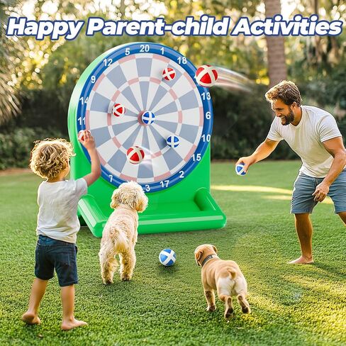iPlay, iLearn Pool Wave Kids Fun Pool Toys, Inflatable Dart Board Water Games, Swimming Pool Floats, Beach Yard Outdoor Play, Cool Summer Party Birthday Gift 6 7 8 9 10 12 Year Old Boy Girl Teen Adult in Saudi Arabia