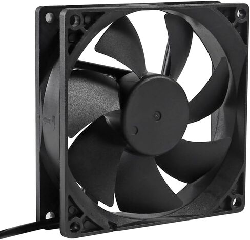 4pcs 9225 92mm x 92mm x 25mm 2Pin DC 12V 2Pin Computer Fan High Speed Muffin Fan Cooling Fan,UL-Certified for 3D Printer Computer Case Fan DIY Cooling Ventilation Projects (12V 2Pin) in Kuwait