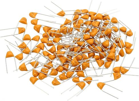 PATIKIL 20pf 50V Multilayer Monolithic Ceramic Capacitors, 120 Pcs Ceramic Chip Capacitor Assortment Kit for Power, Yellow in Saudi Arabia