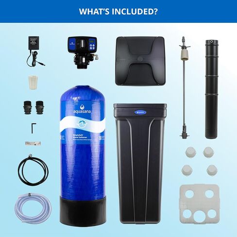 Aquasana SimplySoft® 40,000 Grain Water Softener - Whole House Hard Water Reduction - Base Tank & Cabinet System WH-SF40-BASE in Saudi Arabia