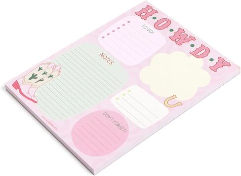 Make It Happen Weekly To Do List Notepad, 8x12 Inches Cute Note Pads to Remind You of Goals and Tasks, Work Planner, Save for Later List, 52 Sheets Desk Notepad in Saudi Arabia