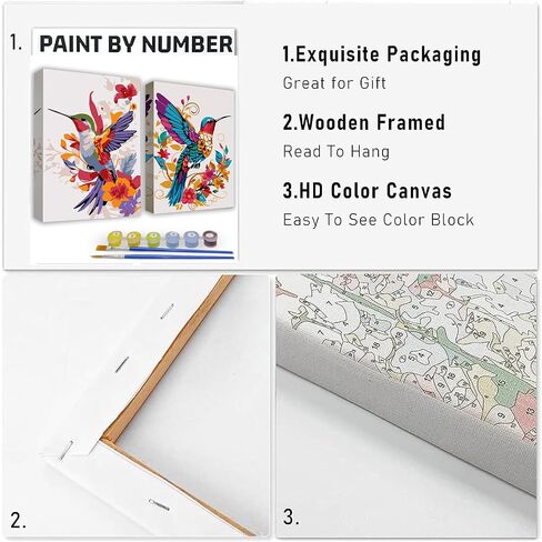 KYOQFVN Skull Paint by Numbers Kit for Adults - 2 Pack Halloween Number Painting for Adults - Acrylic Easy Horror Skeleton Paint by Numbers with Frame - Adult Paint by Number Kits 8x8inch in Kuwait