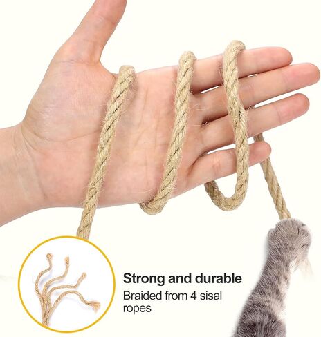 Jute Twine String - 164ft 5mm Eco-Friendly Natural Cord for Crafts, Packaging & Garden | Heavy-Duty Decorative Rope | Extra Strong Tying, Bundling & DIY Projects in Kuwait